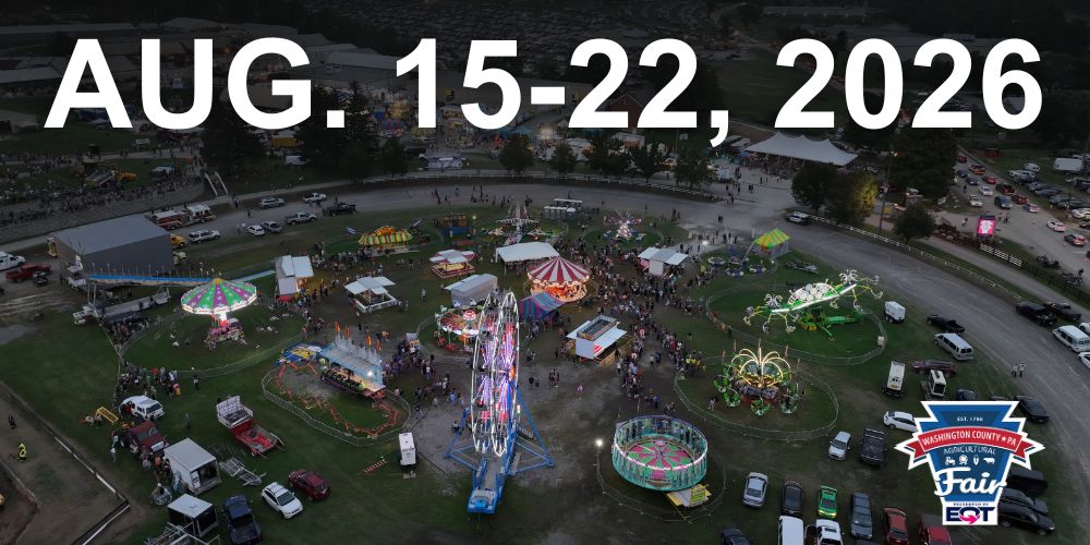 Graphic promoting the 2026 Fair, Aug. 15-22